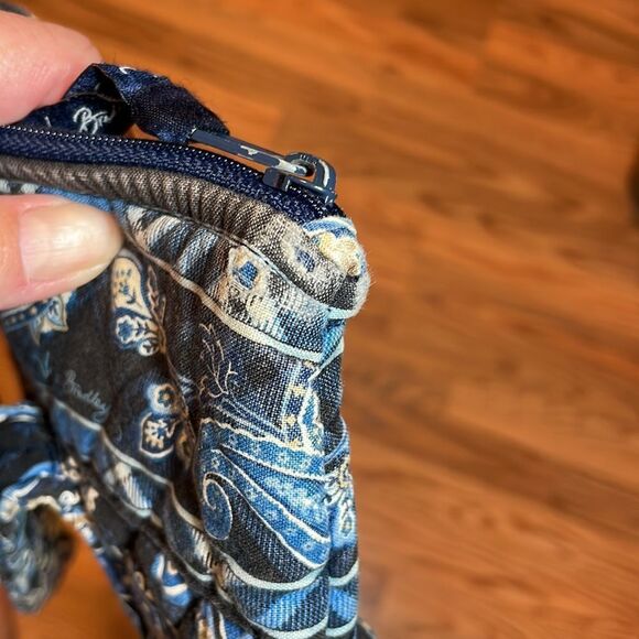 Very Bradley Shoulder Tote Bag, Blue - Picture 5 of 8